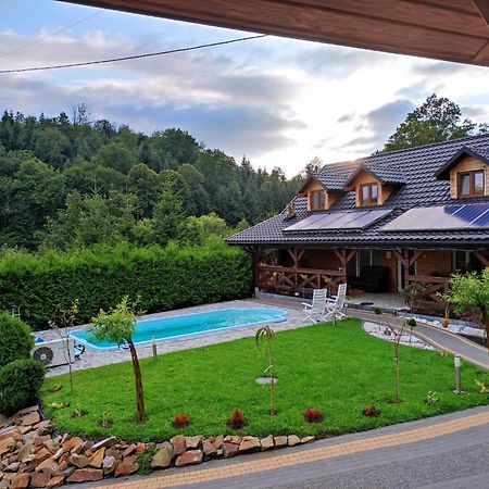 Jaskowa Chata Bieszczady Apartament Z Basenem Балигород Екстер'єр фото