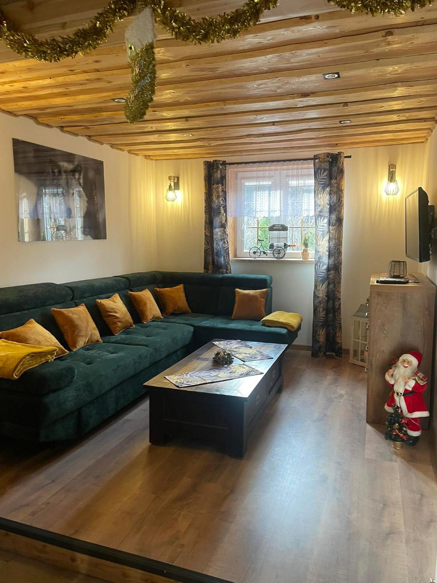 Jaskowa Chata Bieszczady Apartament Z Basenem Балигород Екстер'єр фото